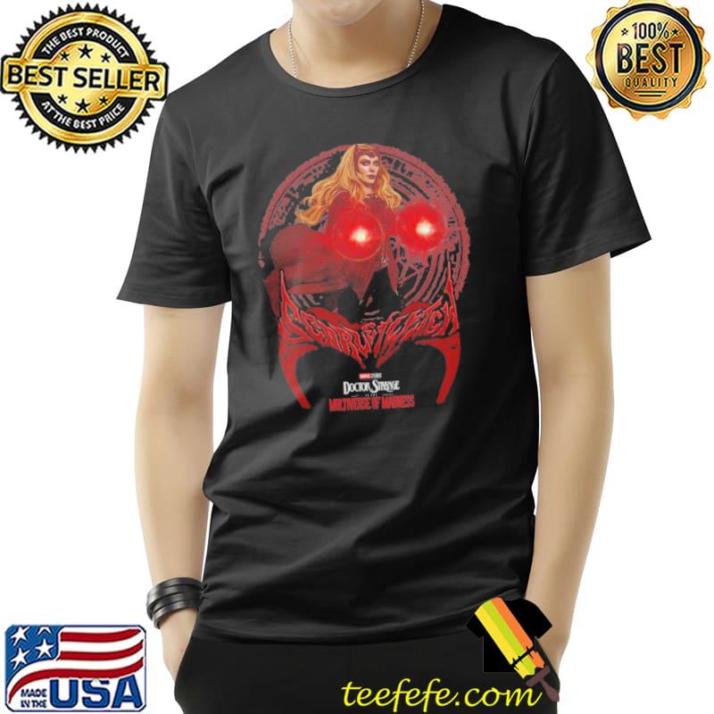 Marvel doctor strange scarlet witch geometric poster shirt