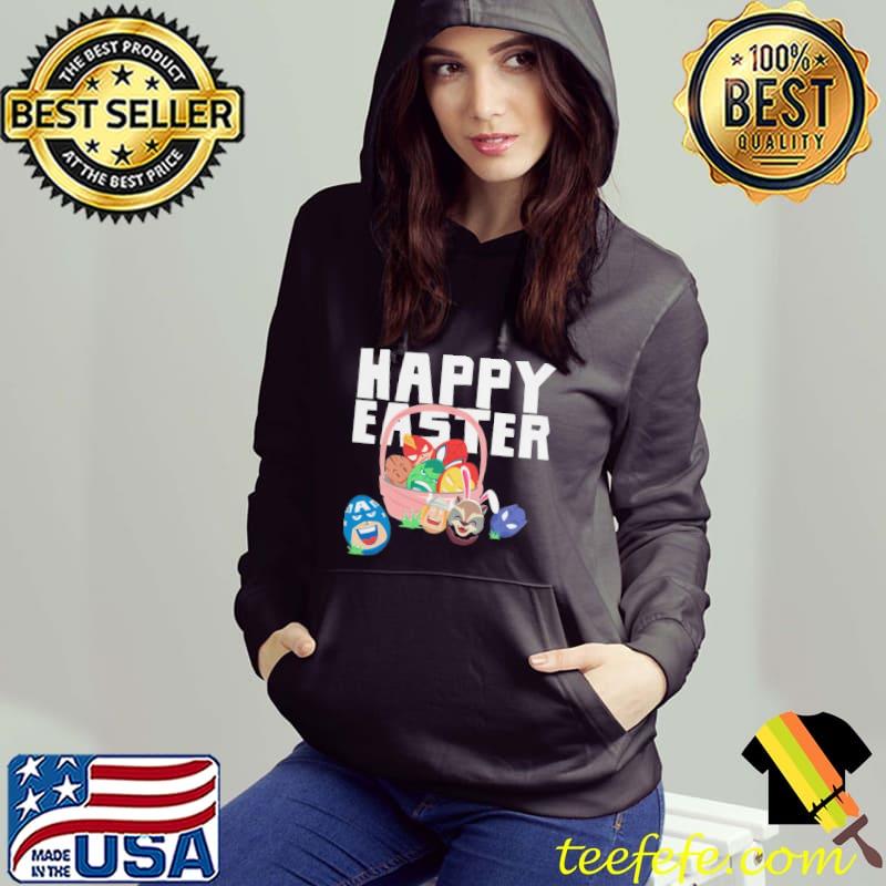 Marvel easter avengers eggs happy easter basket Hoodie Marvel easter avengers eggs happy easter basket Hoodie