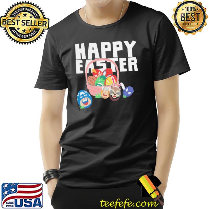Marvel easter avengers eggs happy easter basket shirt