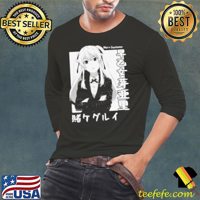 Mary Saotome Kakegurui Anime Shirt Long Sleeve Tee Mary Saotome Kakegurui Anime Shirt Long Sleeve Tee