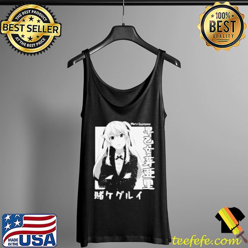 Mary Saotome Kakegurui Anime Shirt Tank Top Mary Saotome Kakegurui Anime Shirt Tank Top