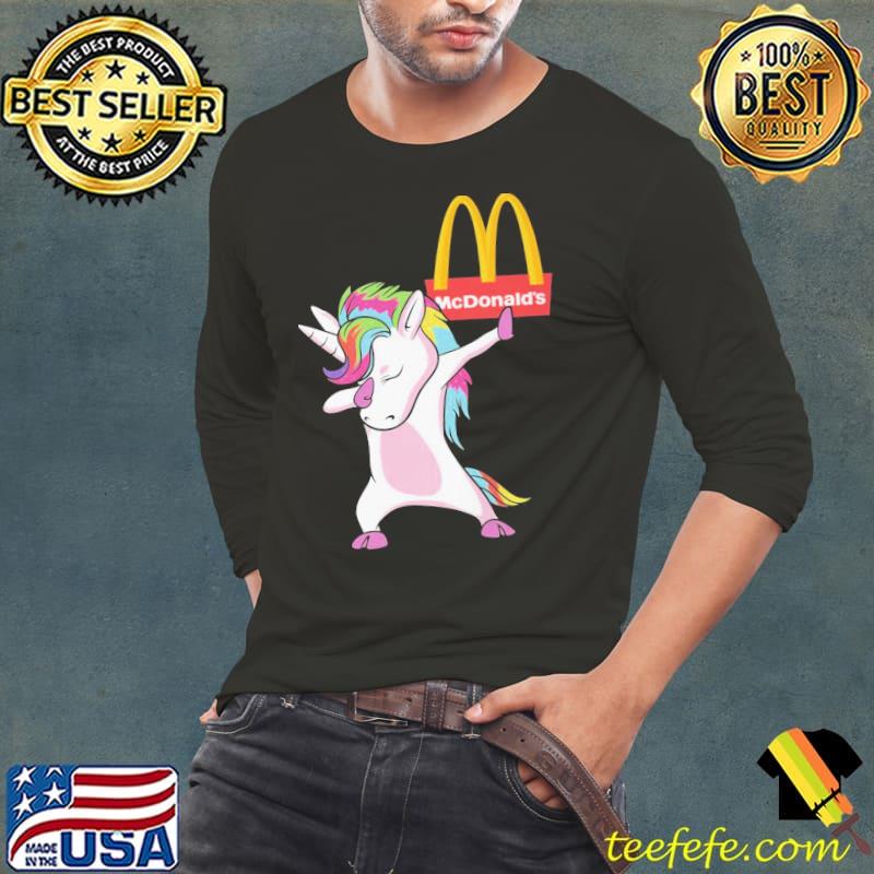 Mcdonald's Unicorn Dabbing Shirt