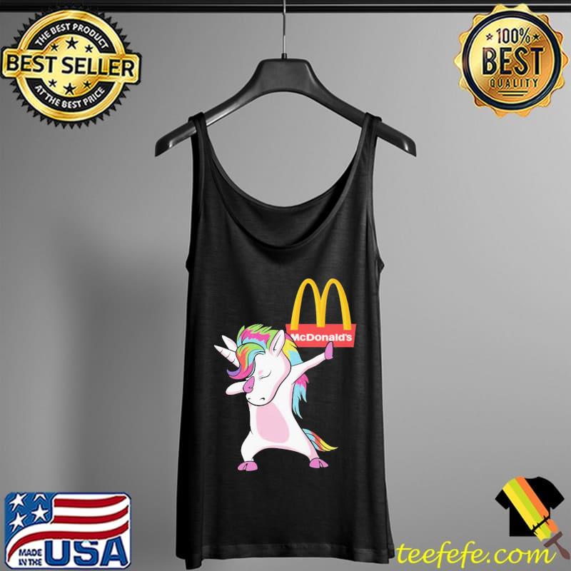 Mcdonald's Unicorn Dabbing Shirt Tank Top Mcdonald's Unicorn Dabbing Shirt Tank Top