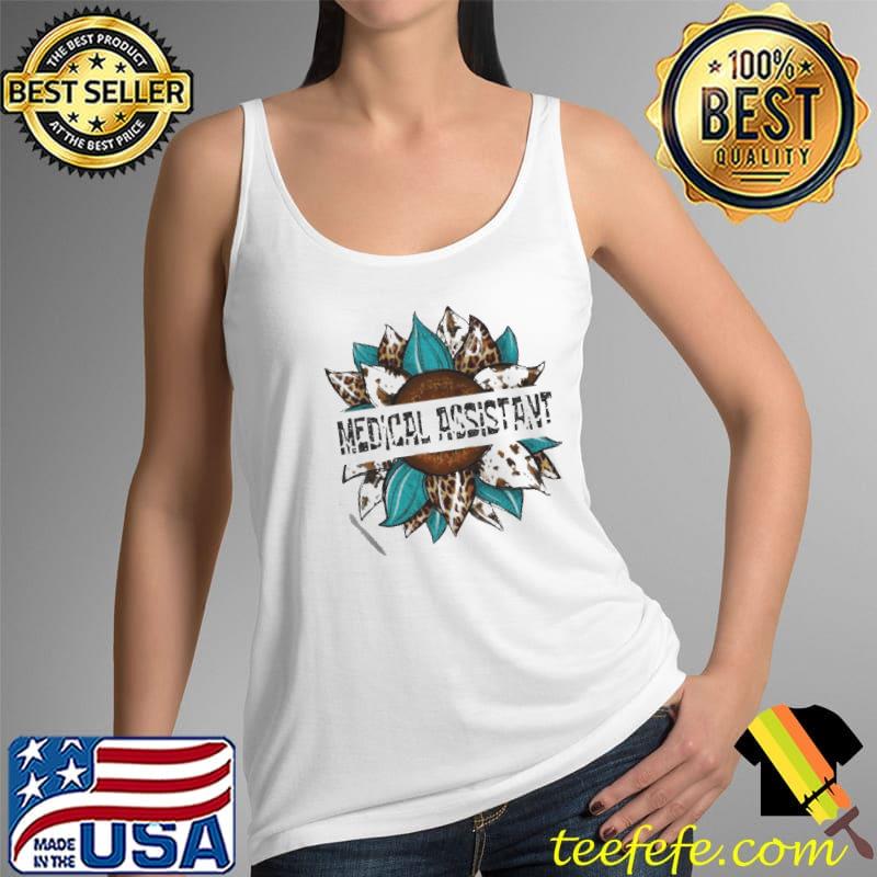 Medical assistant leopard sunflower Tank Top Medical assistant leopard sunflower Tank Top