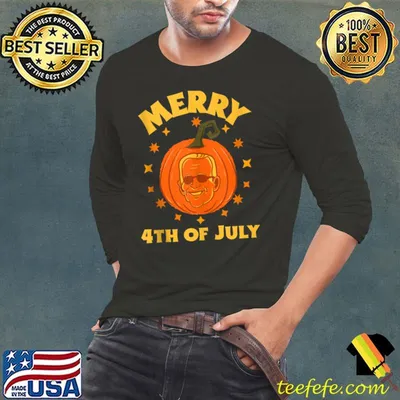Merry 4th of July - Joe Biden Funny Confused Happy Halloween T-Shirt