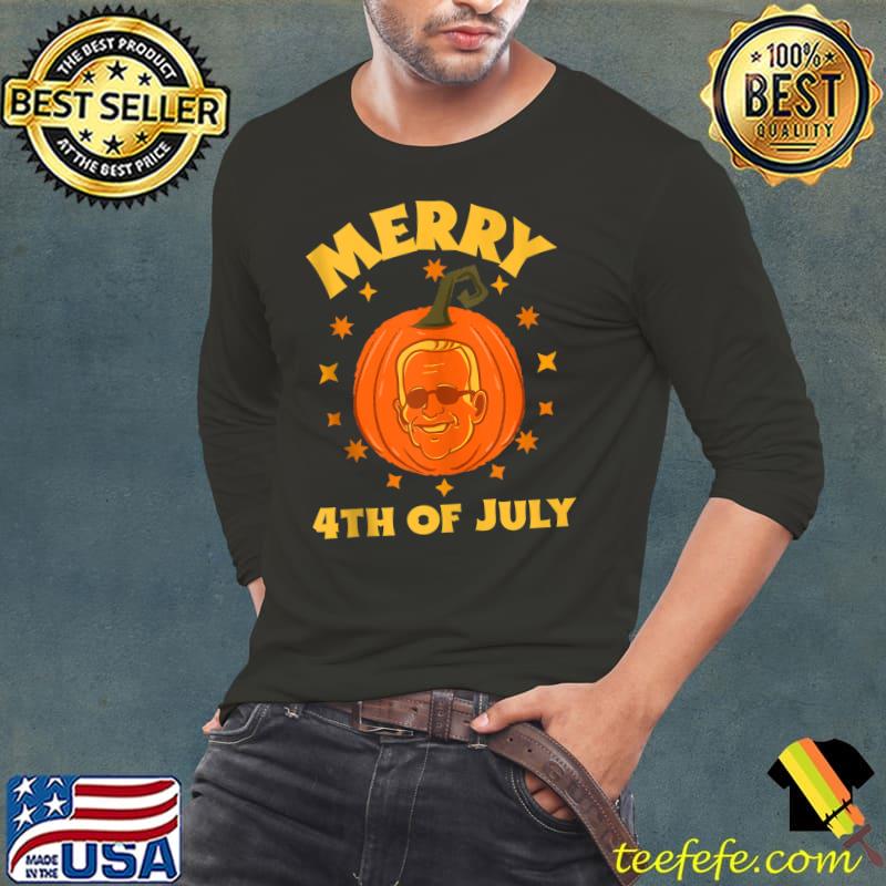 Merry 4th of July - Joe Biden Funny Confused Happy Halloween T-Shirt