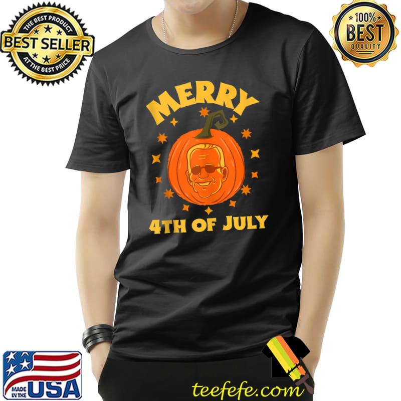 Merry 4th of July - Joe Biden Funny Confused Happy Halloween T-Shirt Unisex Merry 4th of July - Joe Biden Funny Confused Happy Halloween T-Shirt Unisex