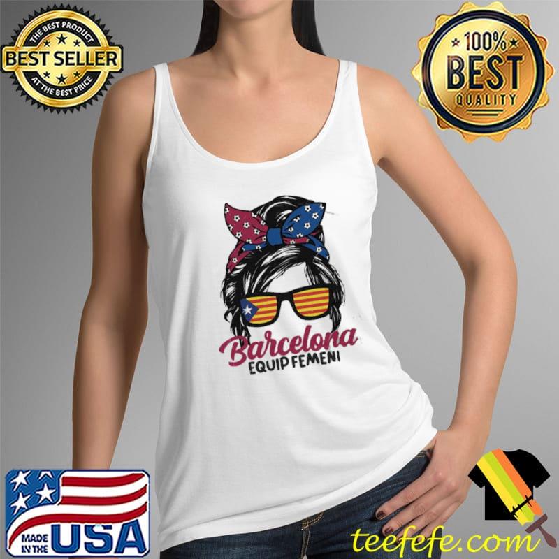 Messy bun barca barcelona Football Tank Top Messy bun barca barcelona Football Tank Top