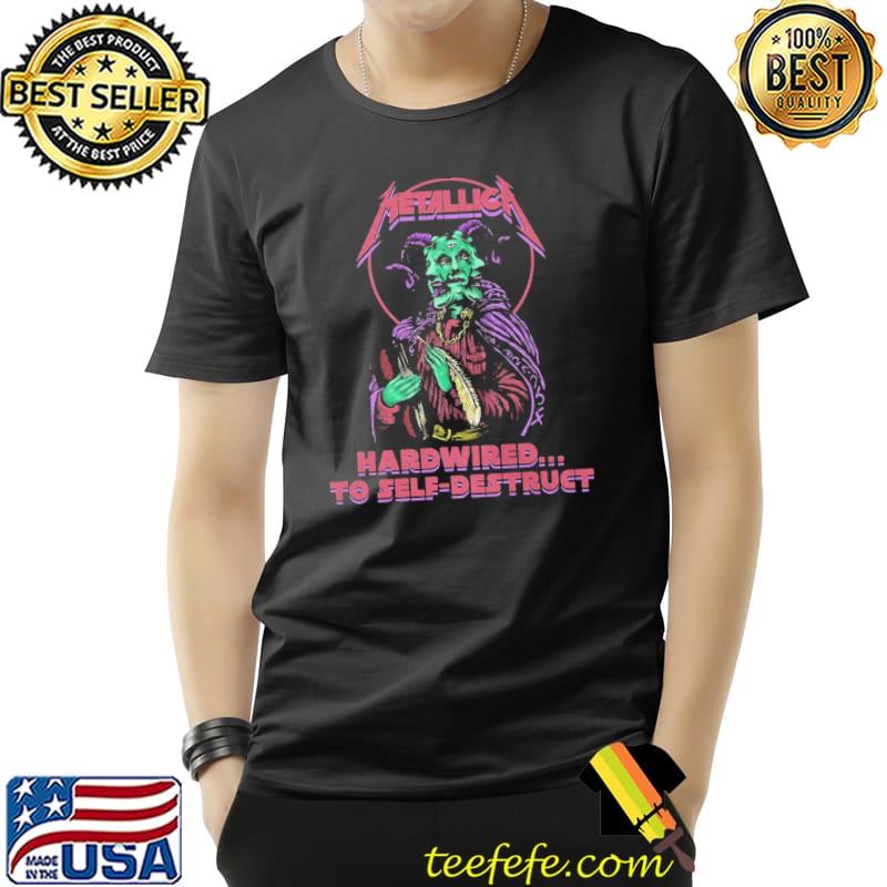 Metallic Hardwired To Self Destruct Shirt