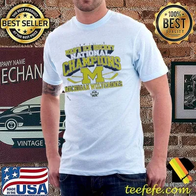 Michigan wolverines ncaa Division I men's ice hockey national champions 2022 shirt
