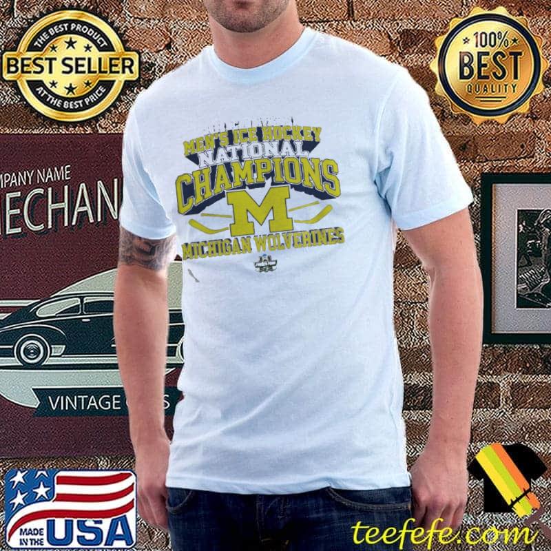 Michigan wolverines ncaa Division I men's ice hockey national champions 2022 shirt