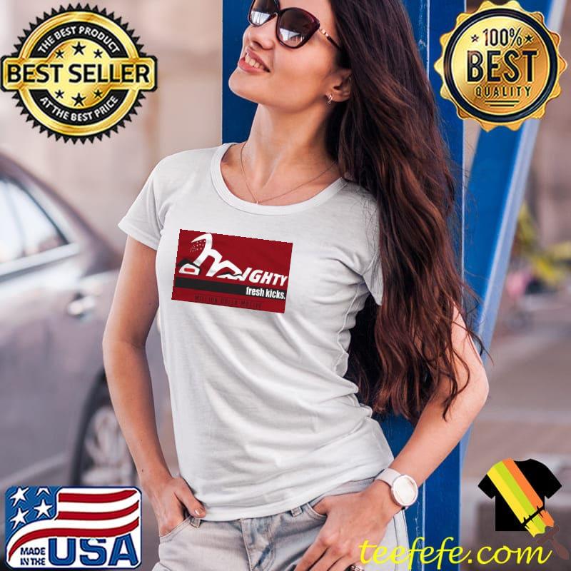Mighty Fresh Kicks Cardinal Carmine Red Million Dolla Motive Shirt Ladies Tee Mighty Fresh Kicks Cardinal Carmine Red Million Dolla Motive Shirt Ladies Tee