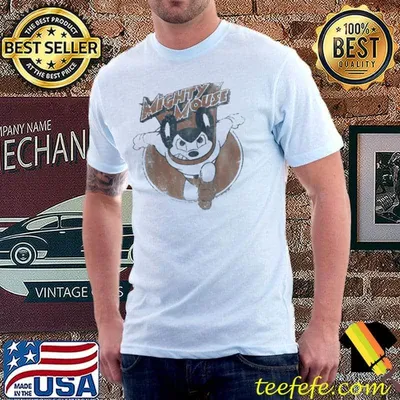 Mighty mouse flying with purpose shirt
