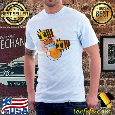 Minecraft bees design shirt