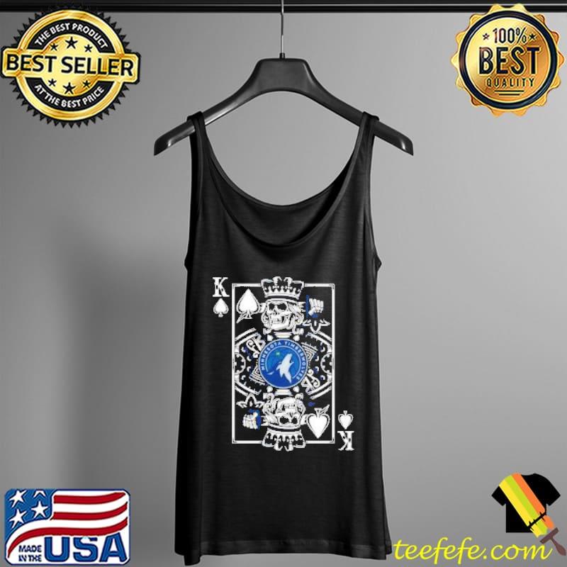 Minnesota Timberwolves NBA Basketball The King Of Spades Death Cards Shirt Tank Top Minnesota Timberwolves NBA Basketball The King Of Spades Death Cards Shirt Tank Top
