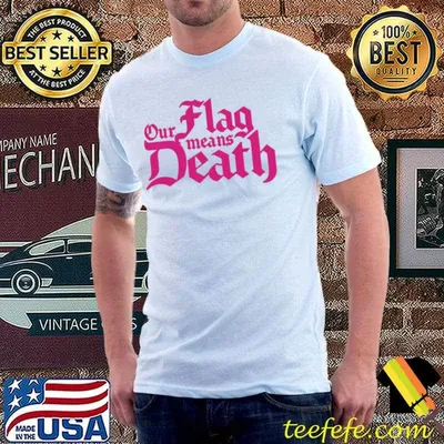 Movie our flag means death logo pink shirt