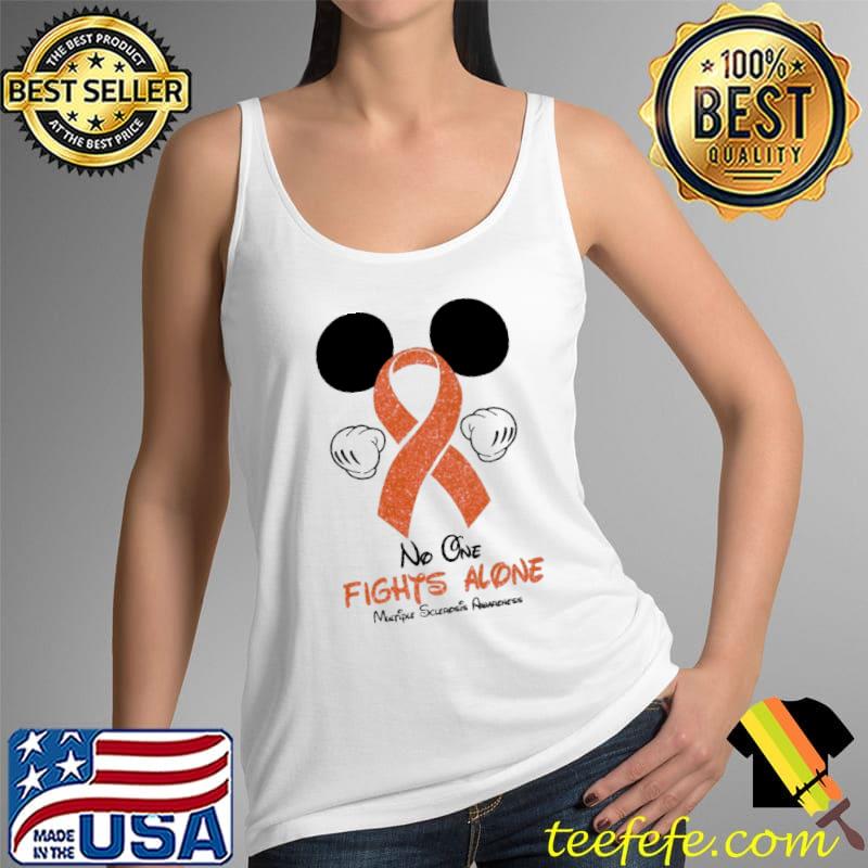 Multiple sclerosis awareness no one fights alone mickey Tank Top Multiple sclerosis awareness no one fights alone mickey Tank Top