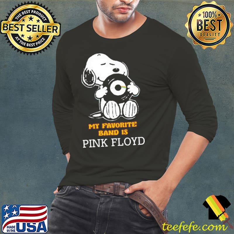 My Favorite Band IS Pink Floyd Snoopy Shirt Long Sleeve Tee My Favorite Band IS Pink Floyd Snoopy Shirt Long Sleeve Tee