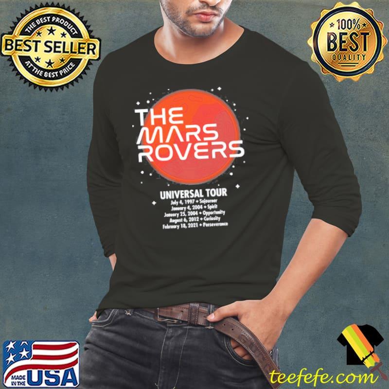 NASA The Mars Rovers Universal Tour shirt