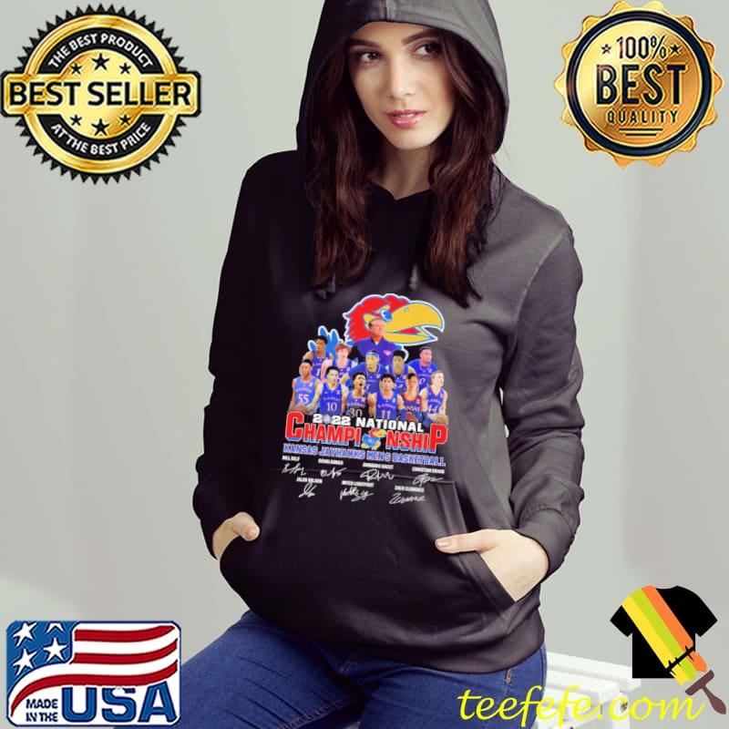 National Championship Kansas Jayhawks Men's Basketball Signatures 2022 Shirt Hoodie National Championship Kansas Jayhawks Men's Basketball Signatures 2022 Shirt Hoodie