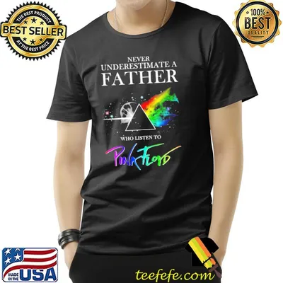 Never Underestimate A Father Who Listen To Pink Floyd Shirt