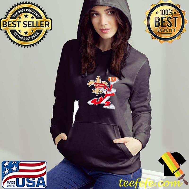 New Orleans Saints Bunny Chiefs T-Shirt Hoodie New Orleans Saints Bunny Chiefs T-Shirt Hoodie