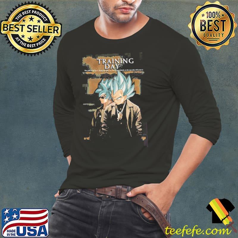 New version training day goku art shirt New version training day goku art shirt