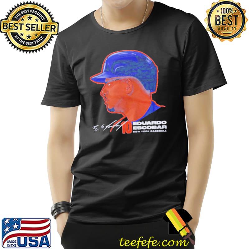New york mets eduardo escobar profile signature shirt