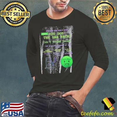 No Trump but stomped at the gas pump disgusted gas face shirt