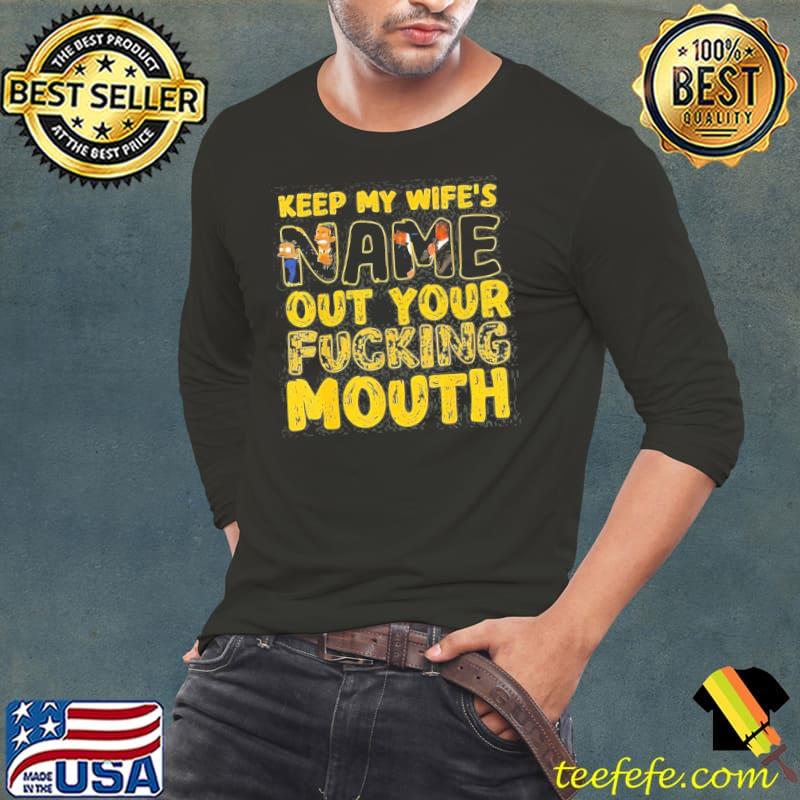 Oscars will smith keep my wife's name out your mouth shirt
