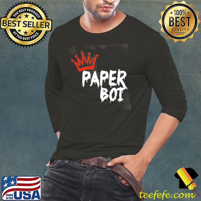 Paper king rapper illustration shirt