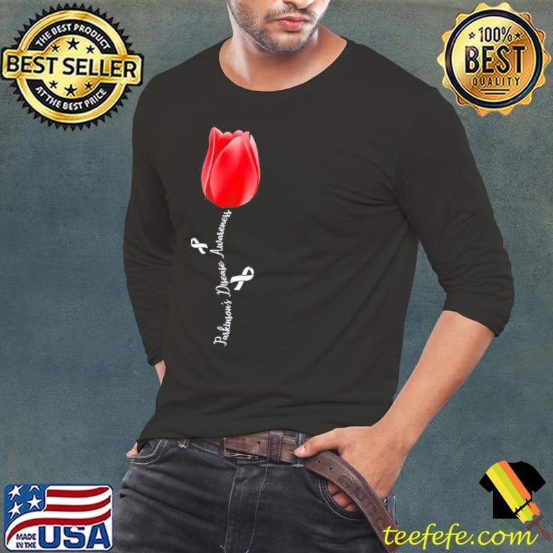 Parkinson disease awareness tulip april month shirt