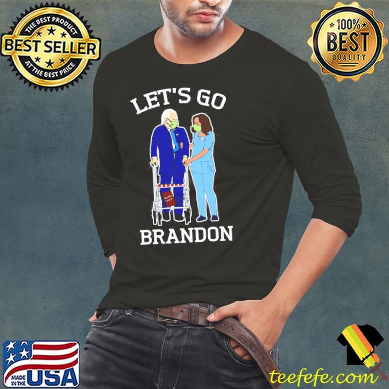 Patient Biden with nurse Harris let's go brandon shirt Patient Biden with nurse Harris let's go brandon shirt