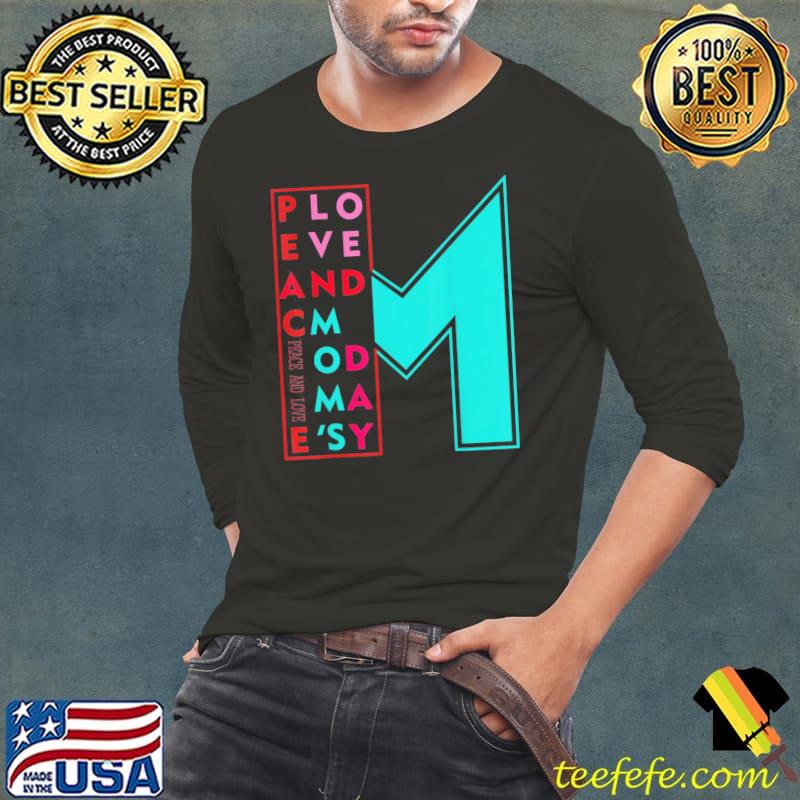 Peace and love happy mama's day Long Sleeve Tee Peace and love happy mama's day Long Sleeve Tee
