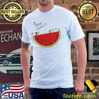 Peanuts characters happy summer shirt
