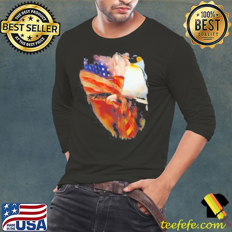 Penguin American wings independence day shirt Penguin American wings independence day shirt