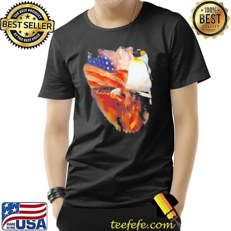 Penguin American wings independence day Unisex Penguin American wings independence day Unisex