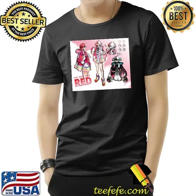 Piece film red uta and shanks shirt