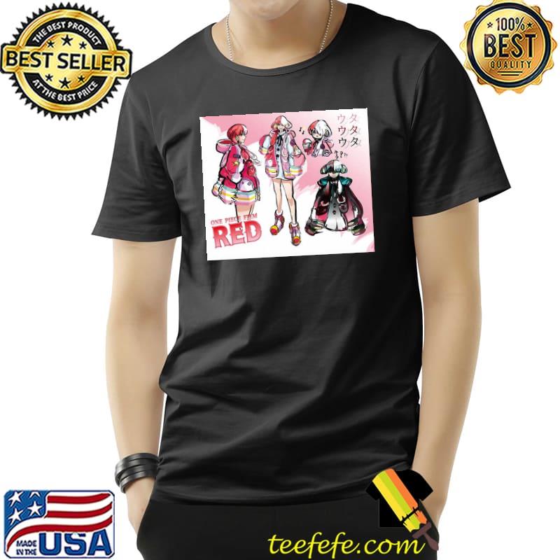 Piece film red uta and shanks shirt