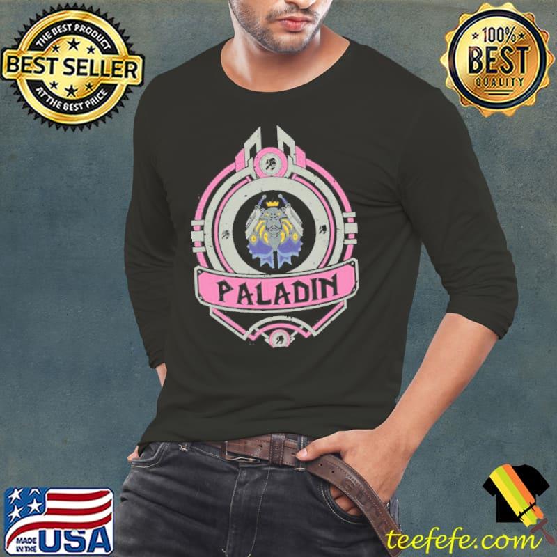 Pink style paladin crest game shirt