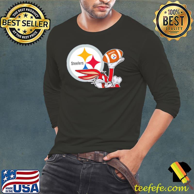 Pittsburgh Steelers Bunny Chiefs T-Shirt Long Sleeve Tee Pittsburgh Steelers Bunny Chiefs T-Shirt Long Sleeve Tee