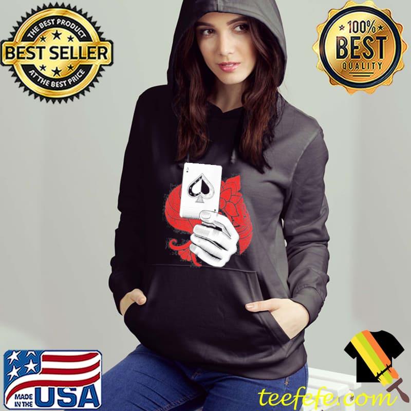 Poker game playing cards gambler hands casino game holdem Hoodie Poker game playing cards gambler hands casino game holdem Hoodie