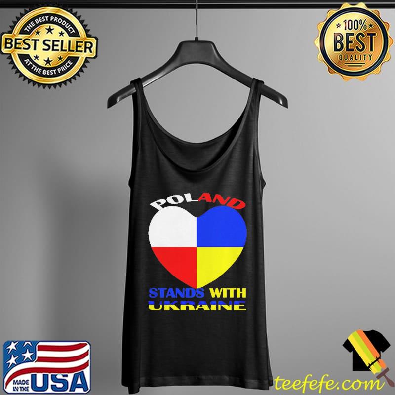 Poland stands with Ukraine polish Ukraine Tank Top Poland stands with Ukraine polish Ukraine Tank Top