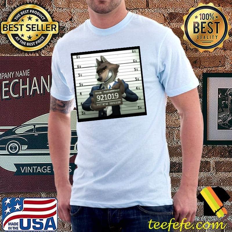 Police department The Bad Guys Mr Wolf shirt