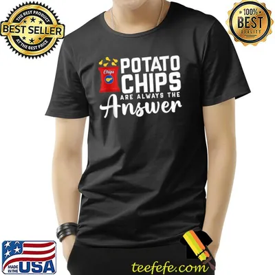 Potato Chips Are Always The Answer, Funny Food Pun Tank Top