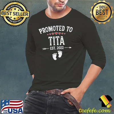 Promoted To Tita Est 2022 Soon To Be Tita T-Shirt