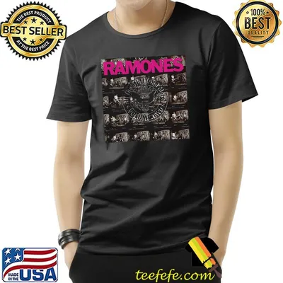 Ramones all the stuff and more volume 2 album cover black shirt