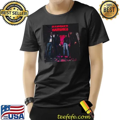 Ramones halfway to sanity album cover black shirt