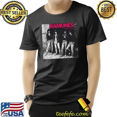 Ramones rocket to Russia album cover black shirt