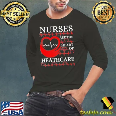 Red style international nurses day shirt